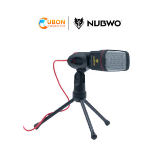 NUBWO CONDENSER  MICROPHONE M66 (ไมโครโฟน) 16KHz BLACK รับประกัน 1 ปี