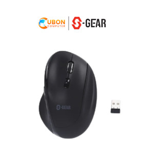 MOUSE SGEAR MS-MV400 WIRELESS VERTICAL ประกันศูนย์ 2 ปี (BLACK)