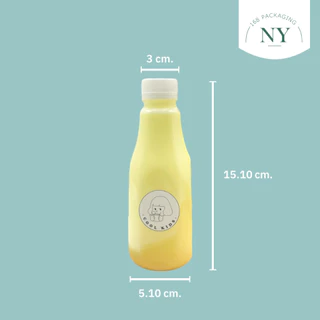 ขวดpet ทรงโบว์ลิ่ง 250 ml. ( แพ็ค 100 ขวด พร้อมฝา ) ฝามีให้เลือกสีขาว/ดำ NY168 Packaging