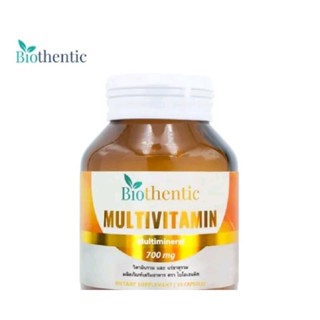 BIOTHENTIC MULTIVITAMIN 700mg. 30 CAPSULES..