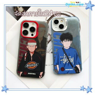 🎈จัดส่งภายใน24ชม🎈เคส for iPhone 11 14 Pro Max Case for iPhone 12 13 ป้องกันการตก การป้องกัน การ์ตูน แฟชั่น แบรนด์ไทด์