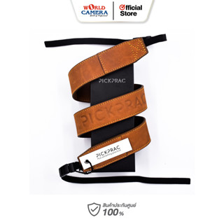 PICKPRAC LEATHER STRAP /สายคล้องคอหนังแท้ สีBlack / Brown