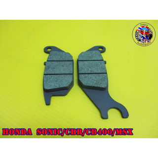 ผ้าดิสเบรคหลัง HONDA SONIC/CBR/CB400/MSX REAR DISC BRAKE PADS