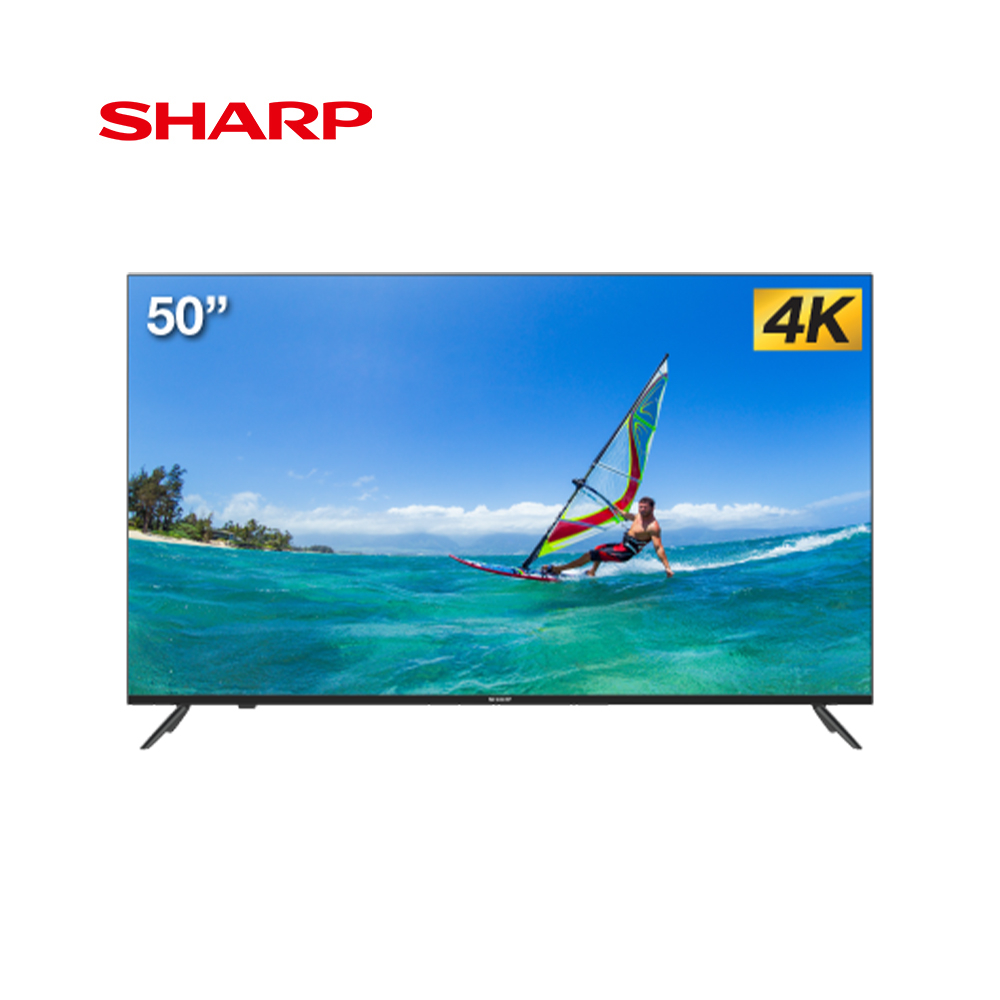 Sharp LED Smart TV 4K ขนาด 50 นิ้ว รุ่น 4T-C50EK2X รับประกัน 1 ปี
