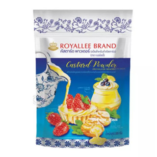 🔥The Best!! รอยัลลี่ ผงคัสตาร์ด 300 กรัม ROYALLEE Custard Powder 300 g