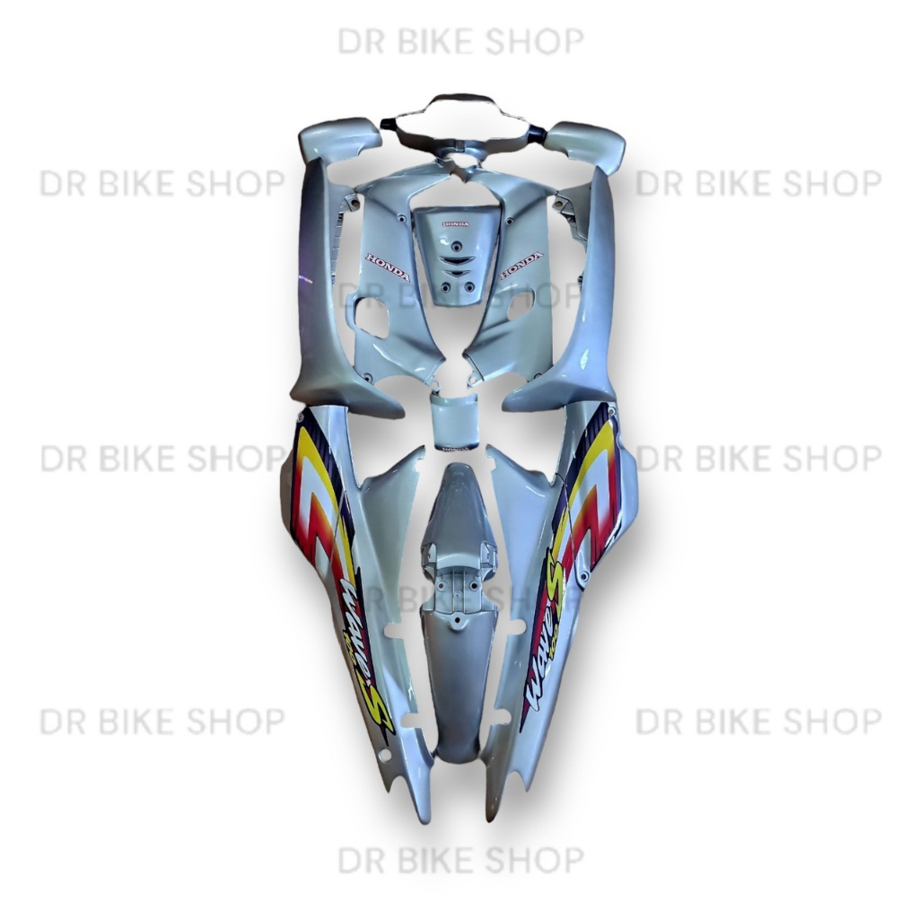 ชุดสีเวฟ100sตัวเก่า สีเทา มีเก็บเงินปลายทาง