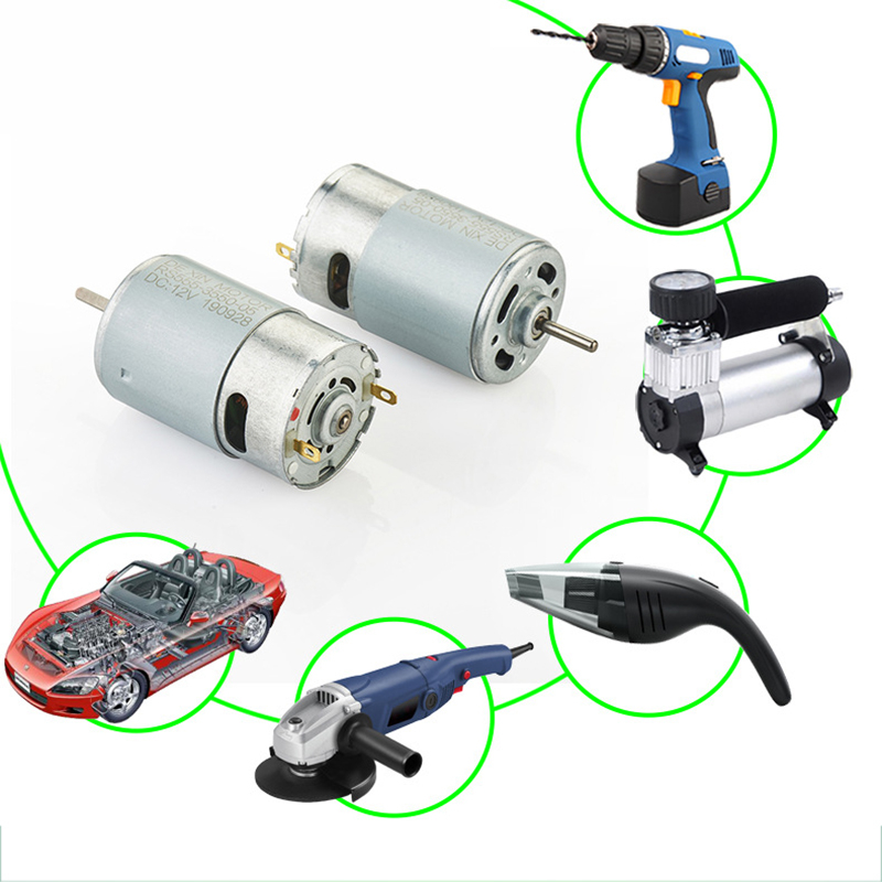 มอเตอร์ DC Rs550  21v 12 ฟันความเร็วเดียว/ 14 ฟันความเร็ว/ เพลาแบน คู่สำหรับสว่านไฟฟ้า/ไขควงเครื่องม