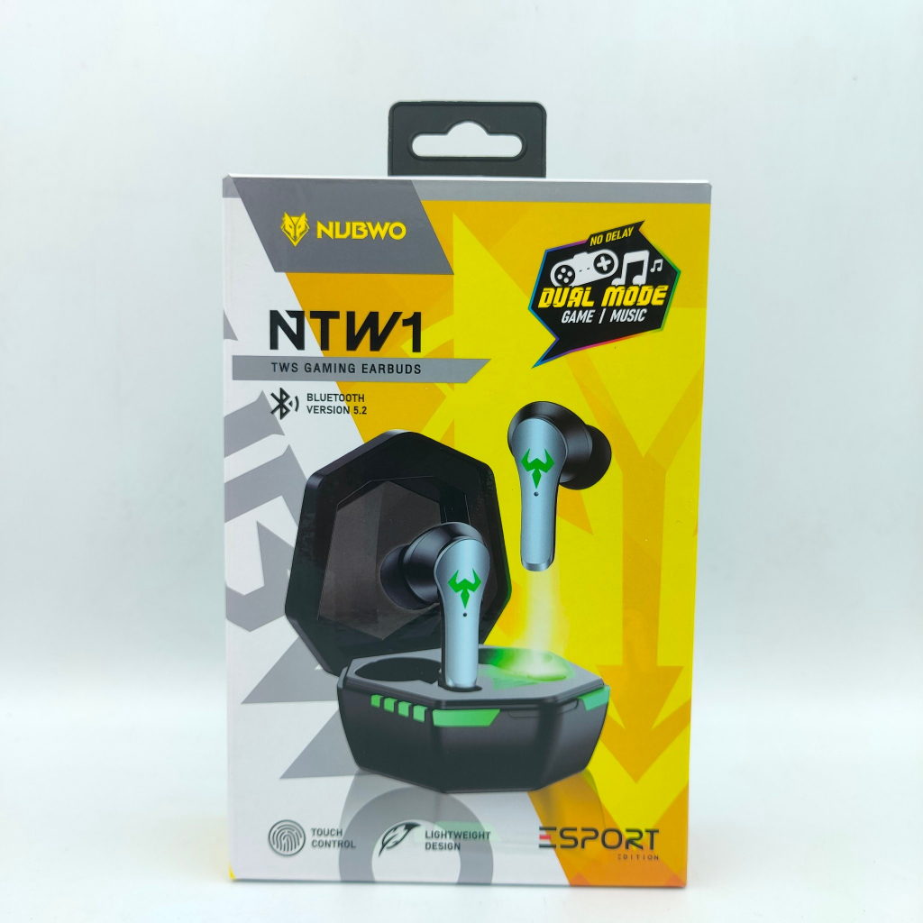 [ประกัน1ปี] หูฟังเกมมิ่ง NUBWO รุ่น NTW1 in Ear หูฟังบลูทูธ หูฟังบลูทูธเกมมิ่ง Gaming in Ear Bluetoo