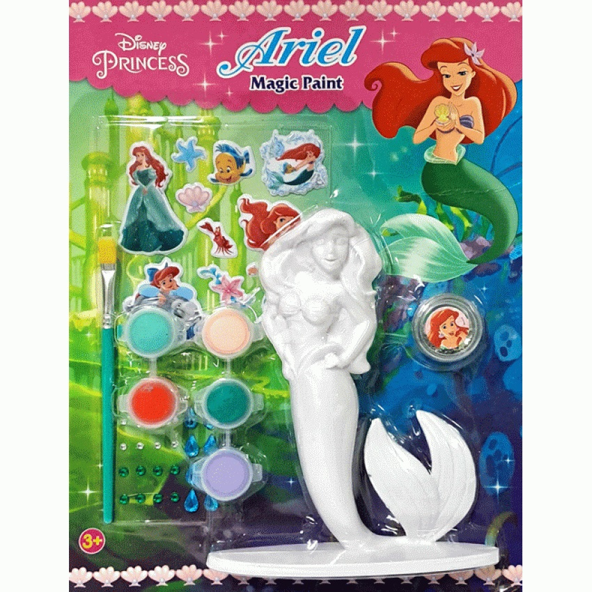 บงกช bongkoch หนังสือเด็ก Disney Princess The heart of the sea + Ariel Magic Paint Set