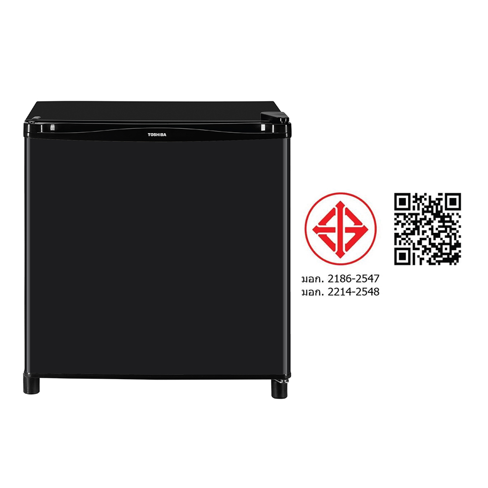 โตชิบา ตู้เย็นมินิบาร์ ขนาด 1.7 คิว รุ่น GR-D706MG สีเทาดำ TOSHIBA REFRIGERATOR MINIBAR 1.7Q #GR-D706MG MIDNIGHT GREY