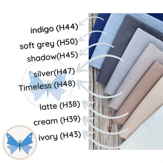 ผ้าคอตตอน 100% ทอทวิล ผ้าเมตร  สีพื้น สีล้วน หน้ากว้าง 1.60 …