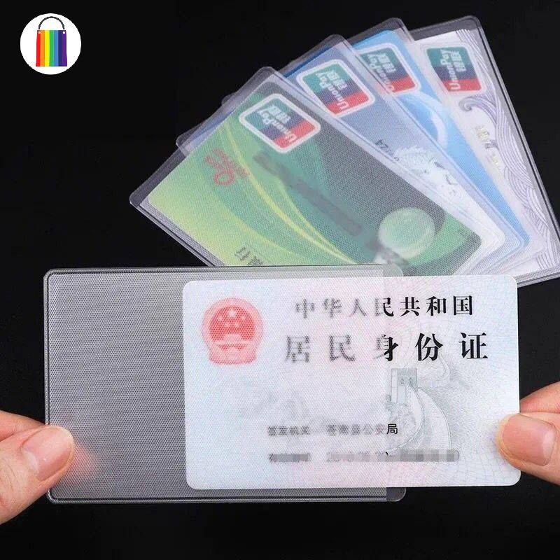 【ราคาขายส่ง】ซองใส่บัตรประชาชน ซองใส่บัตร atm ที่ใส่บัตรแบบใส Pvc