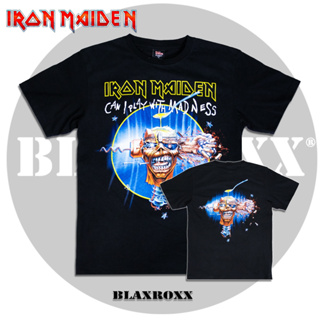 Blaxroxx เสื้อวง ลิขสิทธิ์แท้ Iron Maiden® (IRM003) ผ้า Supersoft cotton