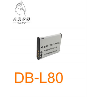 แบตเตอรี่และที่ชาร์ต DB-L80สำหรับ Sanyo VPC-CG10 VPC-CG20สำหรับ PENTAX VPC-CG88 CG100