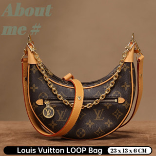 Louis Vuitton LOOP Crescent Bag 👜LV Bag 👜 กระเป๋าสะพายกระเป๋าถือผู้หญิง M81098