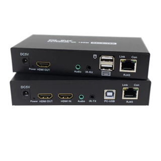 GLINK GL040 HDMI EXTENDER 120M มาพร้อม KVM ต่อเมาส์ได้ควบคุมระยะไกล 120 เมตร (pure coper)