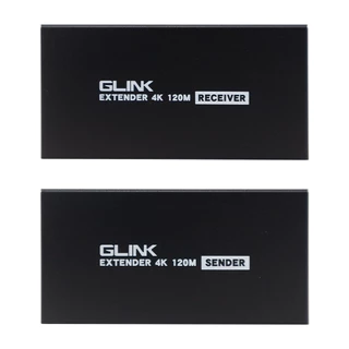 GLINK GL040 HDMI EXTENDER 120M มาพร้อม KVM ต่อเมาส์ได้ควบคุมระยะไกล 120 เมตร (pure coper)