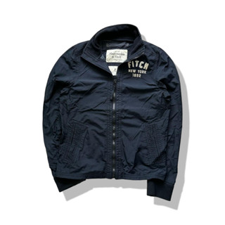 Abercrombie &amp; Fitch Navy Blues Full Zipper Jacket รอบอก 43”