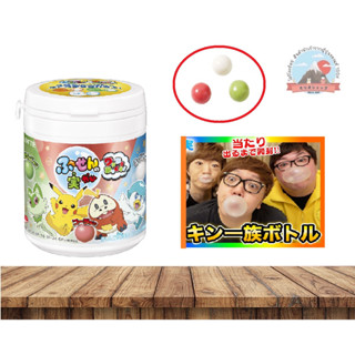 LOTTE Bottle of Balloon chewing gum WakuWaku mix! หมากฝรั่งโปเกม่อนรสผลไม้รวม  ロッテ  ふ〜せんの実ボトル　ワクワクミックス！