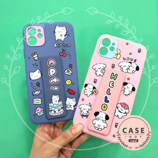 Oppo A16K A17 A57(2022) A78(5G) A93(4G) Reno 5(5G) Reno 8T(5G)เคสมือถือนิ่มกันกล้องติดขาตั้งแม่เหล็กตั้งได้ พับเก็บเรียบ