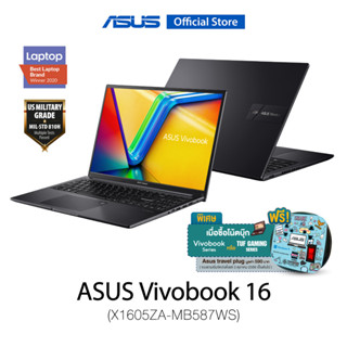 ASUS Vivobook 16 (X1605ZA-MB587WS), thin and light laptop, 16 inch WUXGA (1920x1200), Intel Core i5-1235U, 16GB (8GB+8GB) DDR4, 512GB PCIe 3.0 SSD, Windows 11