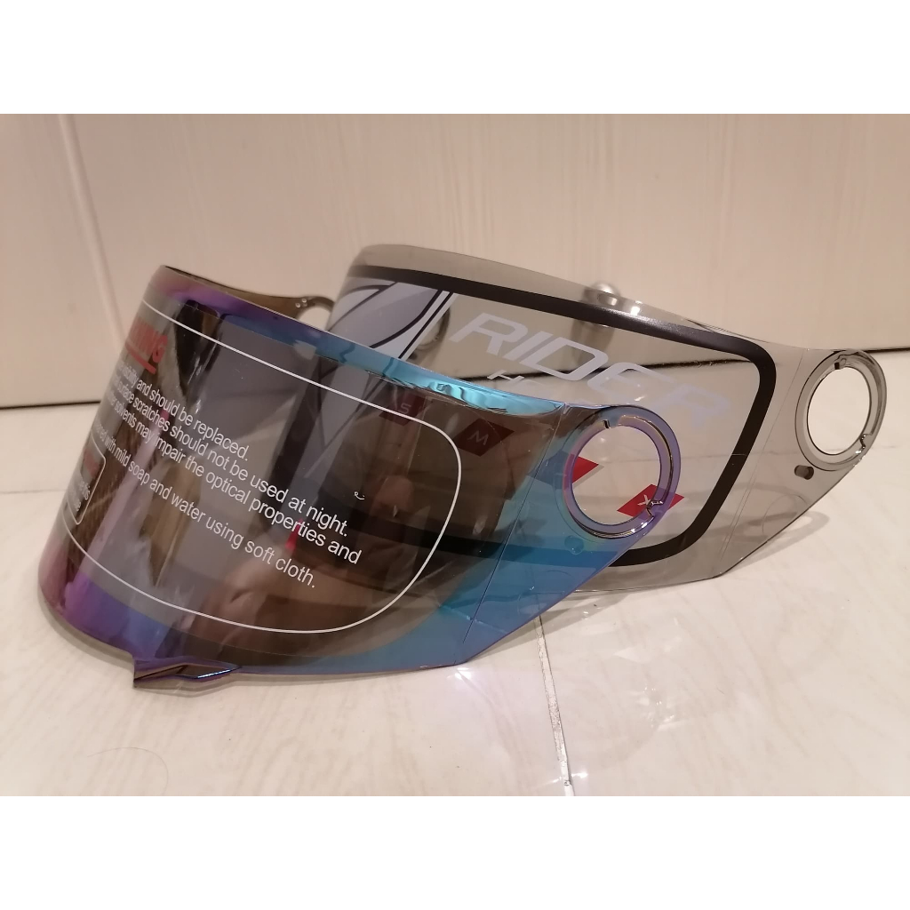 ชิวหน้าหมวกกันน็อค ( สีชา) Rider​R1​ ( ราคานี้เฉพาะชิวไม่รวมหมวกกันน็อค )​