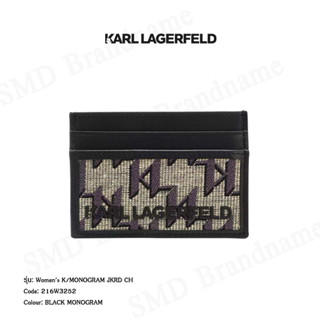 KARL LAGERFELD กระเป๋าใส่การ์ด รุ่น Womens K/MONOGRAM JKRD CH Code: 216W3252