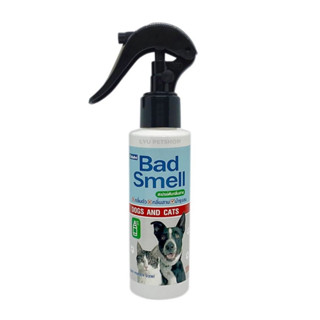 MiniPet Bad Smell สเปรย์ดับกลิ่นตัวสุนัขและแมว สเปรย์ดับกลิ่นสาบสุนัขและแมว พร้อมบำรุงขน ขนาดบรรจุ 120 มล.