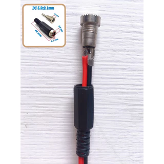 สายคีบ/แจ็คDCผู้-เมีย ขนาด5x2.1mmและ5x2.5mm สายปากคีบจรเข้/แจ็คดีซี สายคีบต่อพัดลม12v/ปากคีบแบตต่อพัดลมชาร์จพัดลมปั้มลม