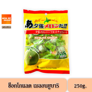 Yubari Melon Chocolate Half Cut - ขนมช็อกโกแลต รสเมลอนยูบาริ ขนาด 250 กรัม