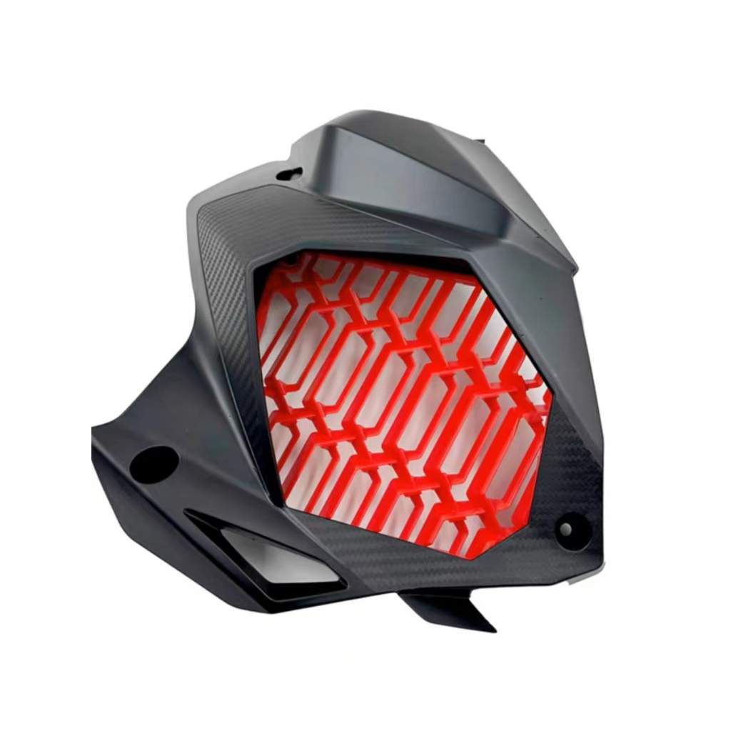 ครอบหม้อน้ำ ฝาครอบหม้อน้ำ NMAX 2020-2023 AEROX (2017-2021) เคฟล่า(0195) - รูปที่ 5