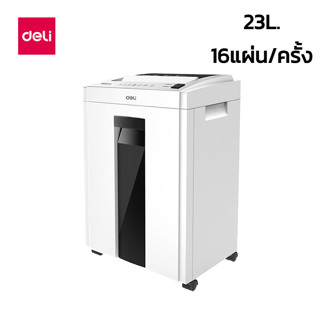 เครื่องทำลายเอกสาร	เครื่องทำลายกระดาษอัตโนมัติ ความจุ 23ลิตร ทำงานต่อเนื่อง 10นาที ใส่กระดาษได้ครั้งละ 16แผ่น manzoku