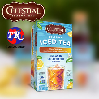 Celestial Seasonings Cold Brew Half &amp; Half ชาดำ ผสม เลมอน 18ซอง