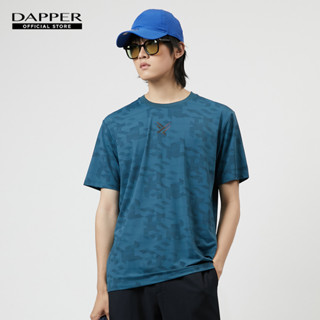 DAPPER เสื้อยืด Pixel Camo Print สีเขียว (KRG1/646AP)