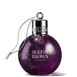 พร้อมส่ง ของแท้ Molton Brown Muddled Plum Bath &amp; Shower Gel 75ml (Festive Bauble)