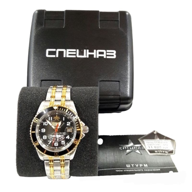 นาฬิกา CNEUHA3, WTYPM, SPECSNAZ, รุ่น Storm TU 160 C8271156-1612, Russia
