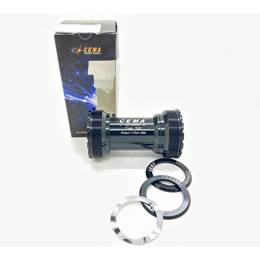 กระโหลก CEMA T47 bottom bracket Trek for Shimano 85.5mm M47x1.0 black