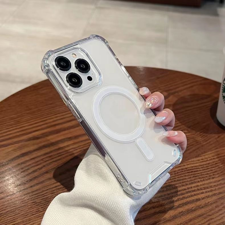 เคสใส สำหรับไอโฟน 11 12 13 14 15 PRO MAX XR SE 7 PLUS เคสสำหรับชาร์จไร้สาย TPUใส งานหนาอย่างดี สินค้าพร้อมส่งจา