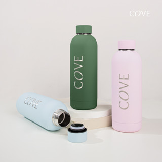 COVE Tumbler [กรอกโค้ดช้อปปี้ 9COVE65] ขวดน้ำเก็บอุณหภูมิ เก็บความร้อน-เย็น Stainless Steel ขนาด 500 ml.