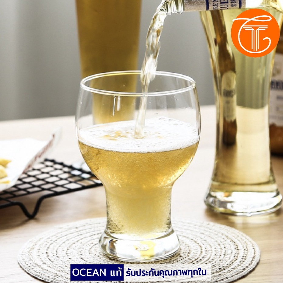 แก้วเบียร์ BAVARIA 455 ml.แก้วเบียร์คราฟ ทรงก้นแคบ เนื้อหนา