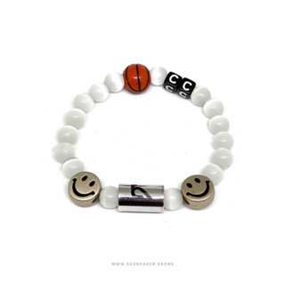 CROWCINZ BASKETBALL V.2 BRACELET WHITE