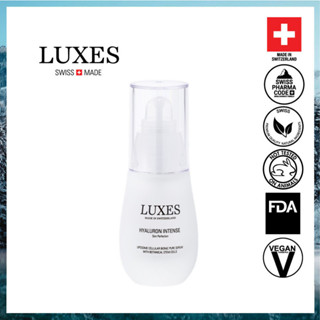 LUXES HYALURON INTENSE 30ml. ช่วยเติมความชุ่มชื้นให้กับผิว ทำให้ผิว plump ฟู และกระชับขึ้น ริ้วรอยต่างๆดูจางลง