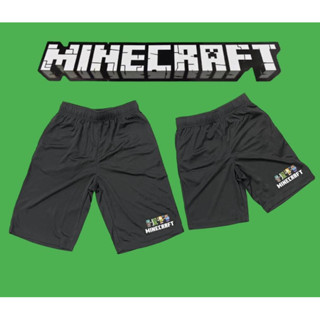 Minecraft กางเกงขาสั้น ผ้ากีฬา ลิขสิทธิ์แท้💯%