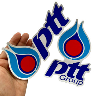 สติ๊กเกอร์ PTT ปตท สปอนเซอร์ น้ำมัน รถแข่ง MotoGP สติกเกอร์ PVC กันน้ำ Racing JDM Sticker แต่งรถ ติดรถยนต์ รถมอเตอร์ไซค์