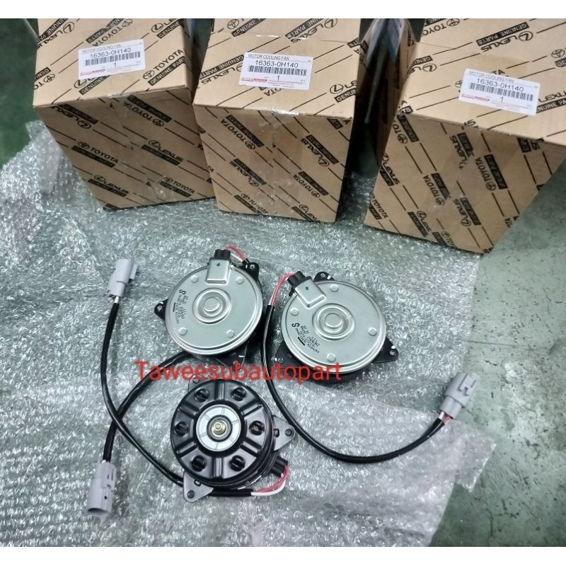 มอเตอร์พัดลมหม้อน้ำแท้ CAMRY ACV40-41 ฝั่งขวา 16363-0H140 168000-8480