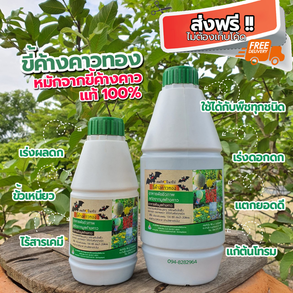 ขี้ค้างคาวทอง ส่งฟรี ของแท้ 100% ส่งจันทร์-เสาร์ ส่งไวมาก