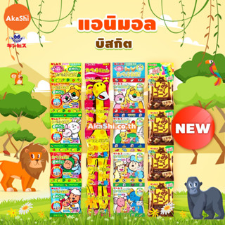 Ginbis Animal Butter Biscuit / Chocolate Soaked Corn - บิสกิตรูปสัตว์ รสเนย /ขนมข้าวโพดอบกรอบ เคลือบช็อกโกแลต ขนมญี่ปุ่น