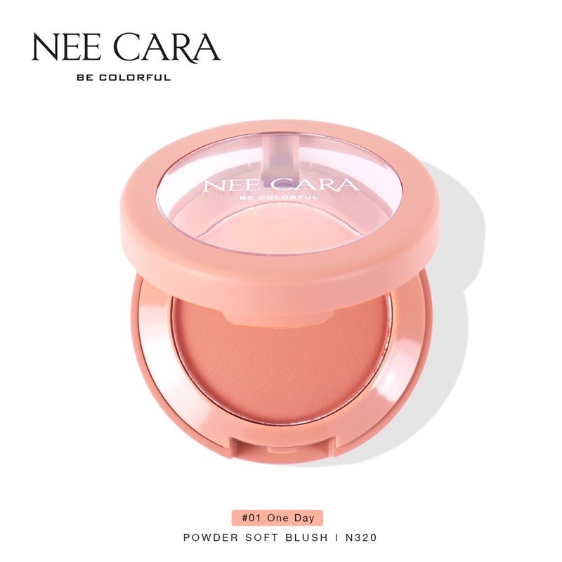 NEE CARA นีคาร่า บลัชออน ปัดแก้ม เนื้อฝุ่น N320 POWDER SOFT BLUSH