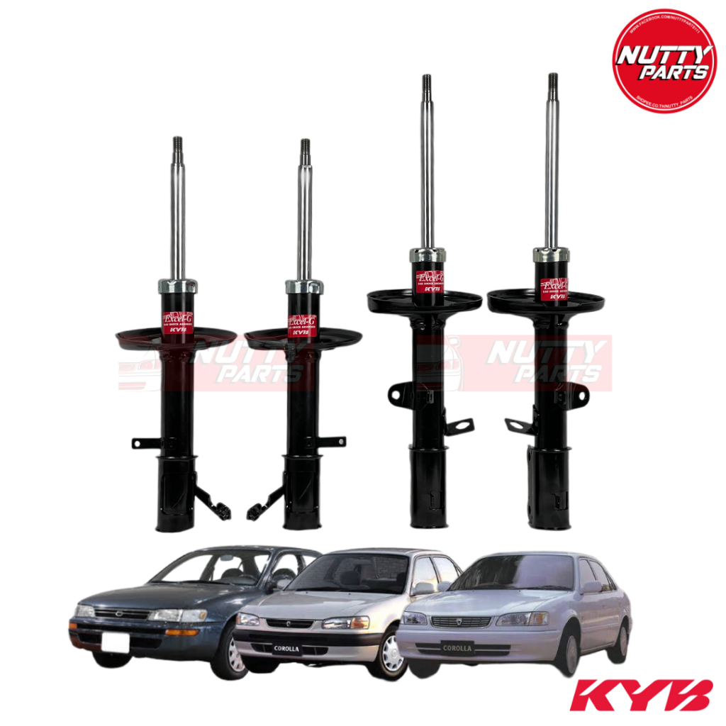 KYB EXCEL-G โช้คอัพหน้า-หลัง (แกน18mm) TOYOTA COROLLA AE101,EE101,AE110,AE111,AE112