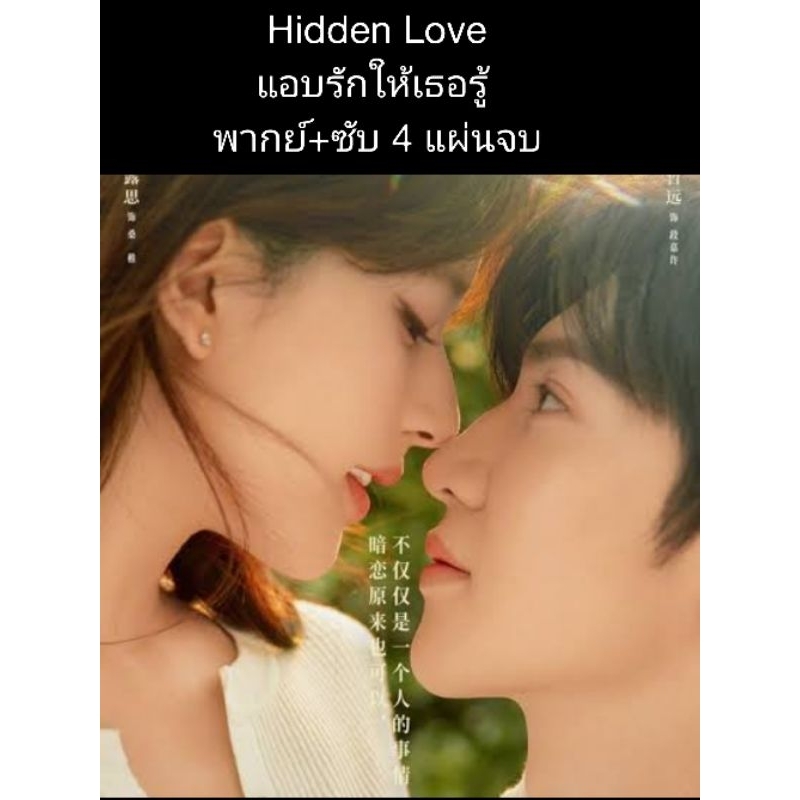 ซีรีส์จีน Hidden love แอบรักให้เธอรู้ (พากย์+ซับ) 4 แผ่นจบ